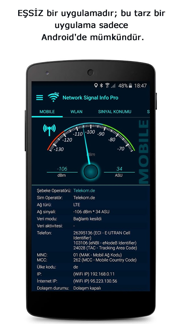 Network Signal Info Resimleri