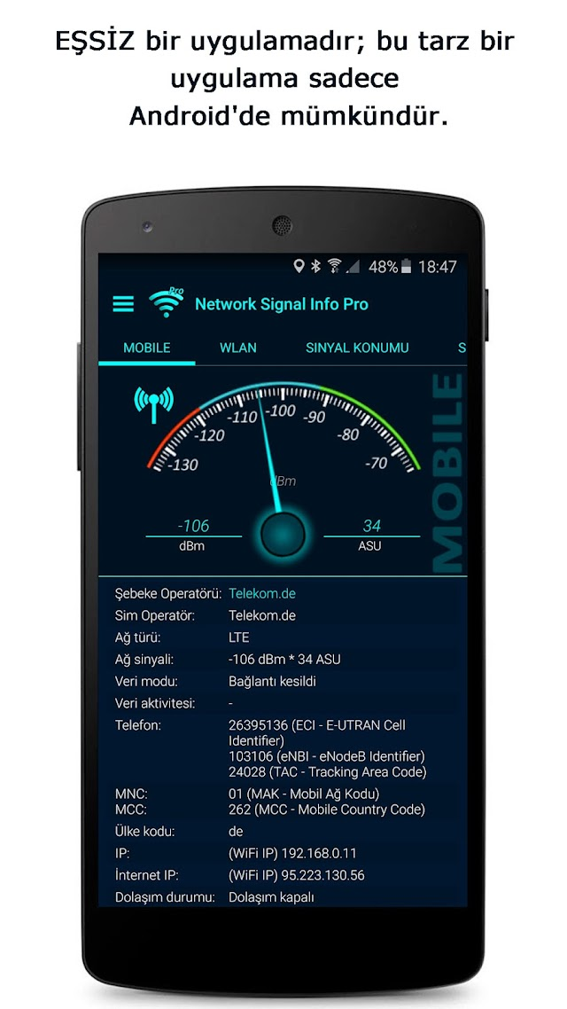 Network Signal Info Resimleri