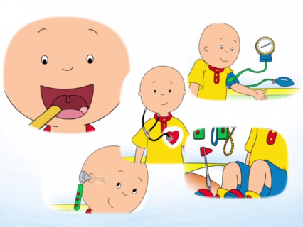 Caillou Check Up - Doktorculuk Resimleri