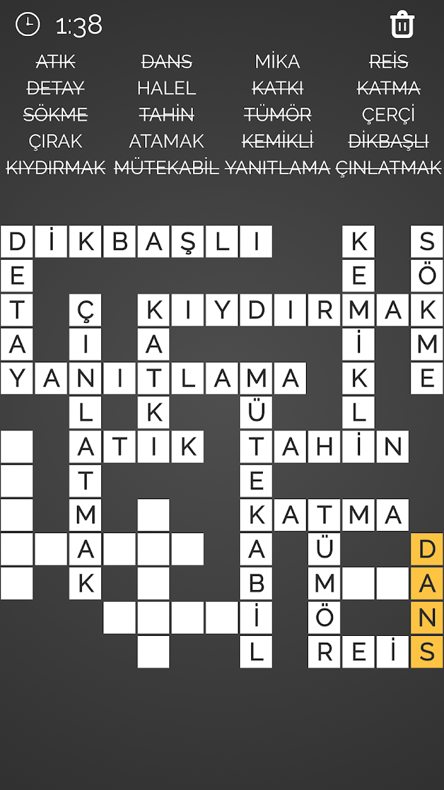 Kelime Oyunu : Kare Bulmaca Resimleri