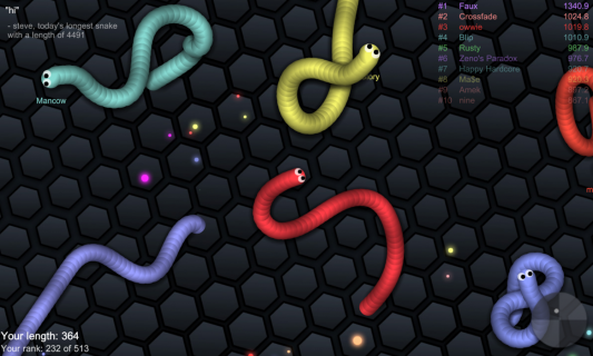 slither.io Resimleri