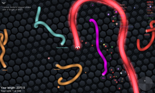 slither.io Resimleri