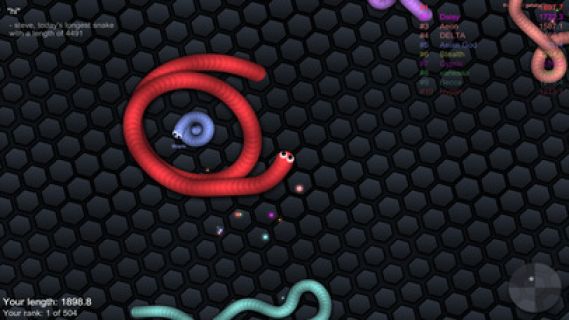 slither.io Resimleri