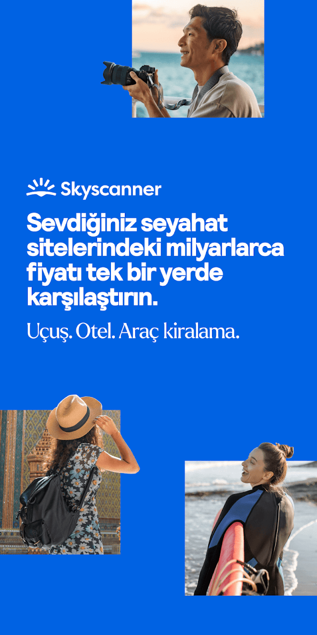 Skyscanner Uçuş/Otel/Araç Resimleri