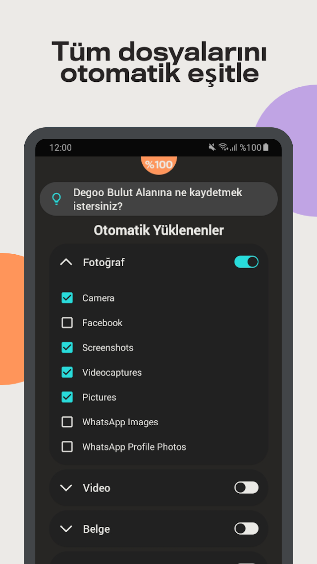 Degoo: 20 GB Bulut Depolama Resimleri