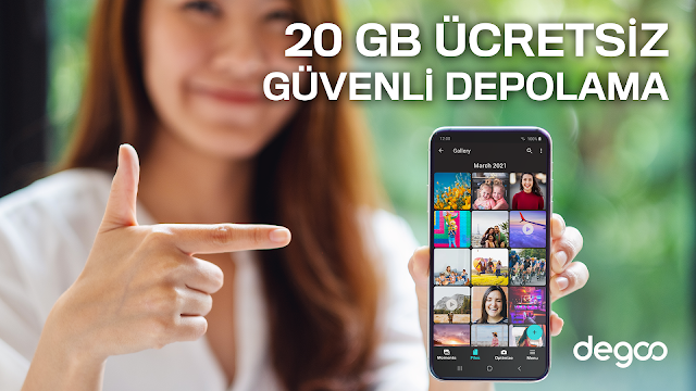 Degoo: 20 GB Bulut Depolama Resimleri