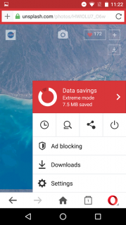 Opera Mini beta web tarayc Resimleri