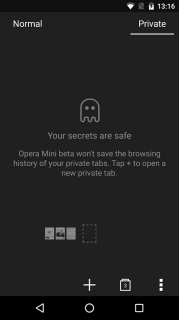 Opera Mini beta web tarayıcı Resimleri