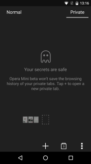 Opera Mini beta web tarayc Resimleri