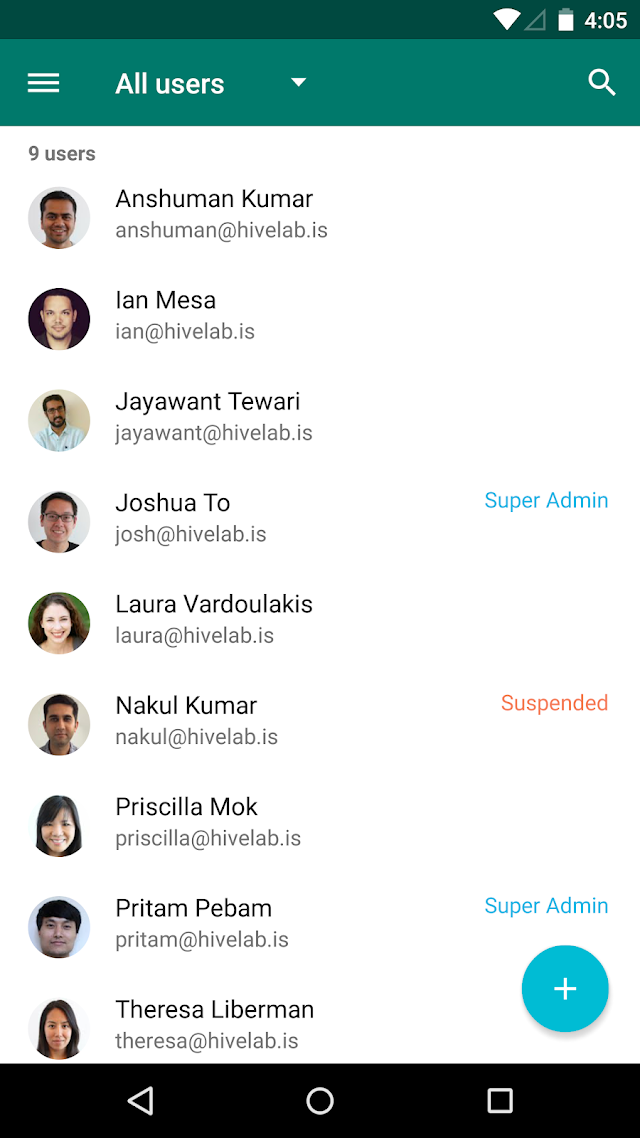 Google Yönetici Paneli Resimleri
