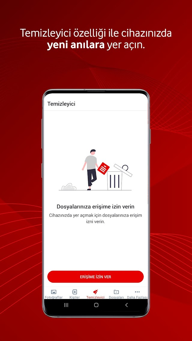 Vodafone Güvenli Depo Resimleri