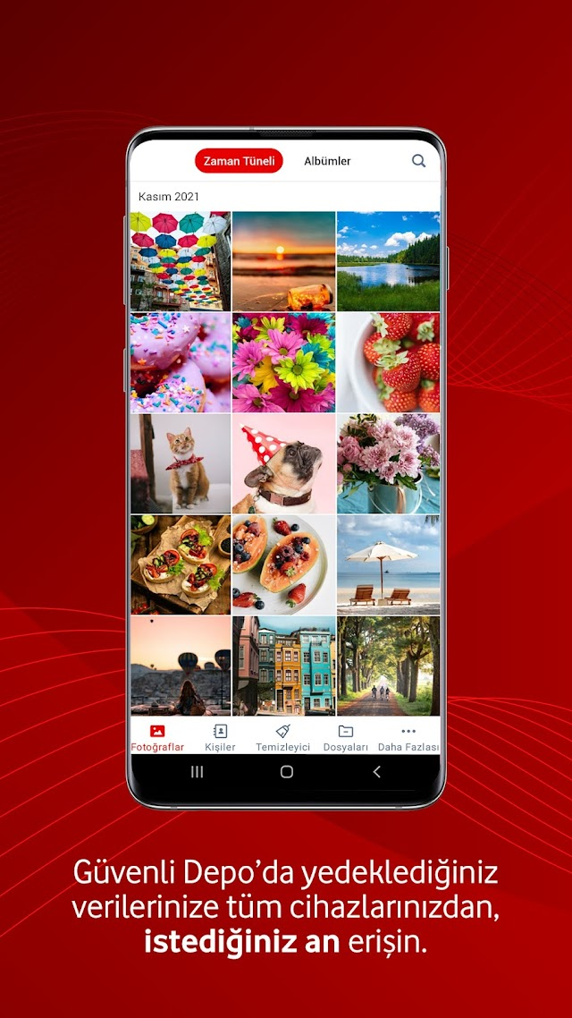 Vodafone Güvenli Depo Resimleri