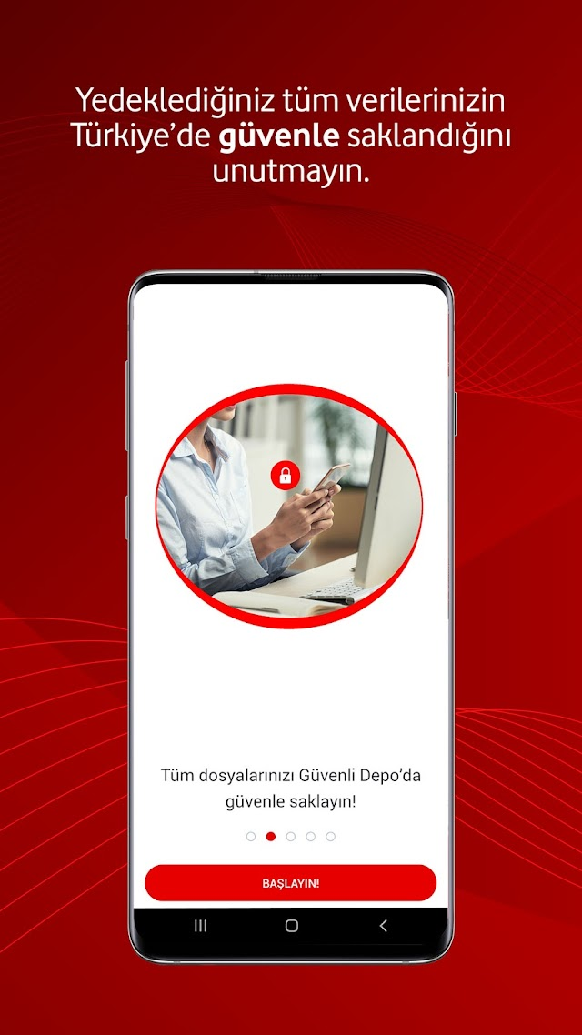 Vodafone Güvenli Depo Resimleri