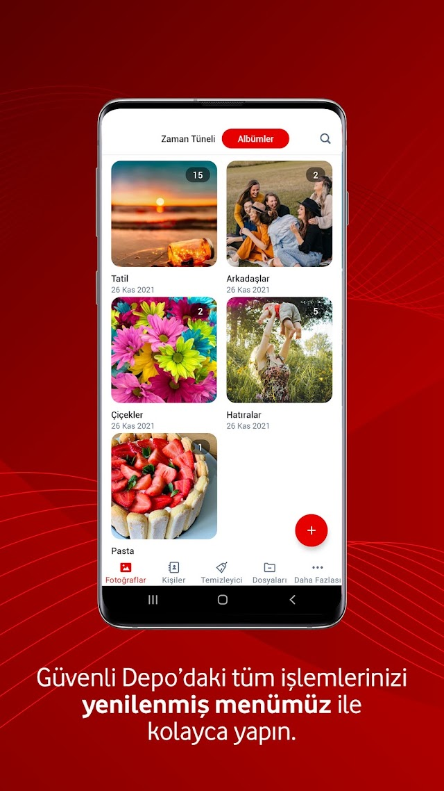 Vodafone Güvenli Depo Resimleri