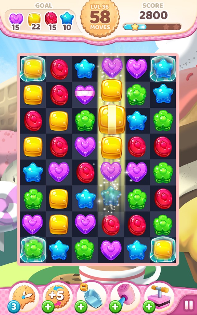 Cookie Rush Match 3 Resimleri