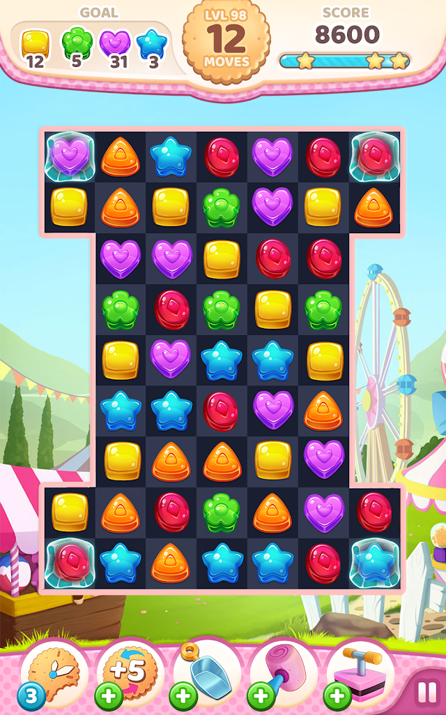 Cookie Rush Match 3 Resimleri