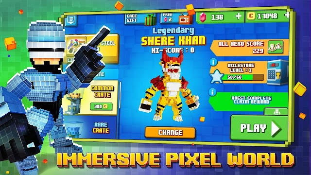 Süper pixel Heroes 2021 Resimleri