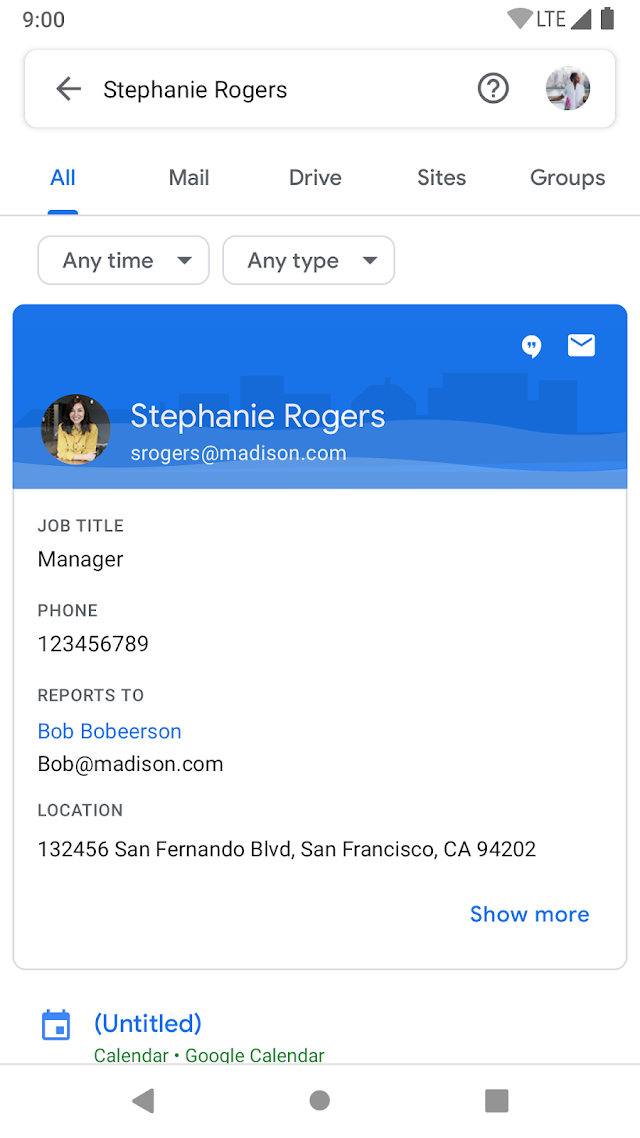 Google Cloud Search Resimleri