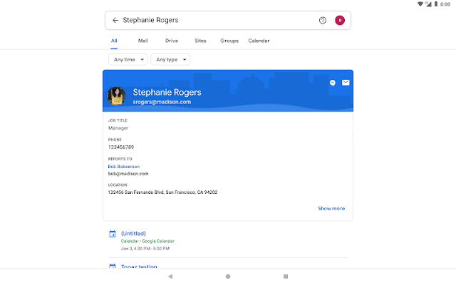 Google Cloud Search Resimleri