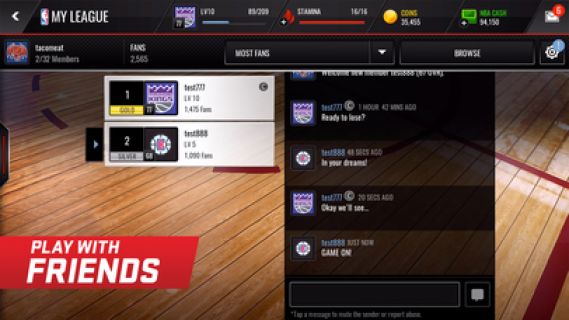 NBA LIVE Mobile Basketbol Resimleri