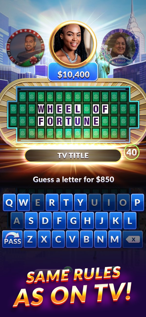 Wheel of Fortune Official Game Resimleri