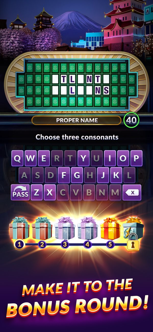 Wheel of Fortune Official Game Resimleri