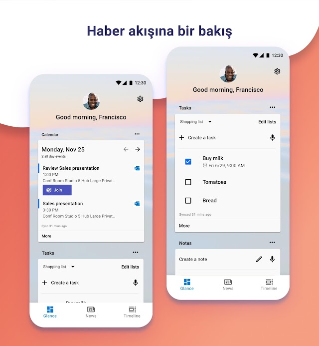 Microsoft Launcher Resimleri