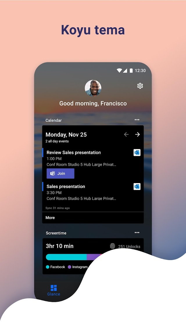 Microsoft Launcher Resimleri