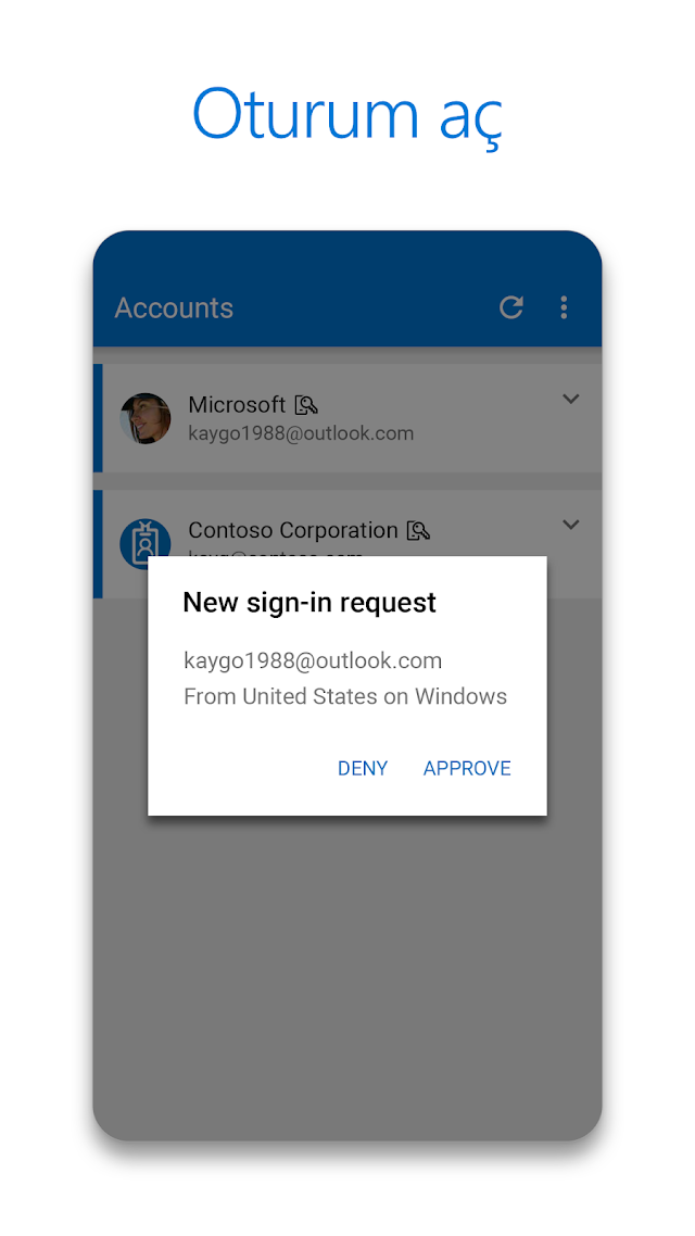 Microsoft Authenticator Resimleri