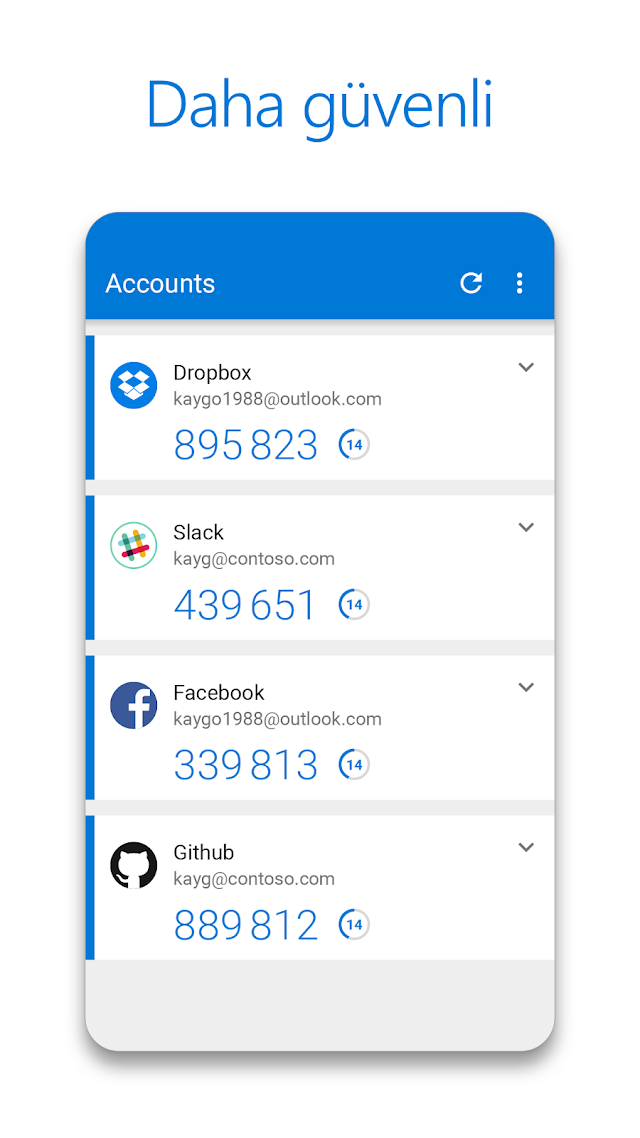 Microsoft Authenticator Resimleri