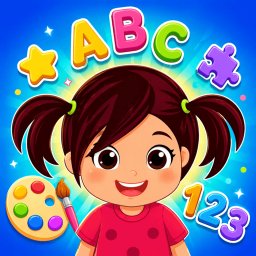 Android Kids Preschool Learning Games ikonu