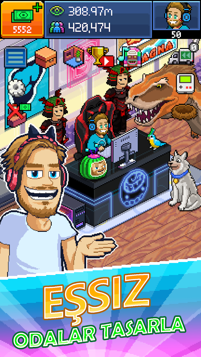 PewDiePie's Tuber Simulator Resimleri