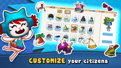 Free Town Building with Animals Resimleri