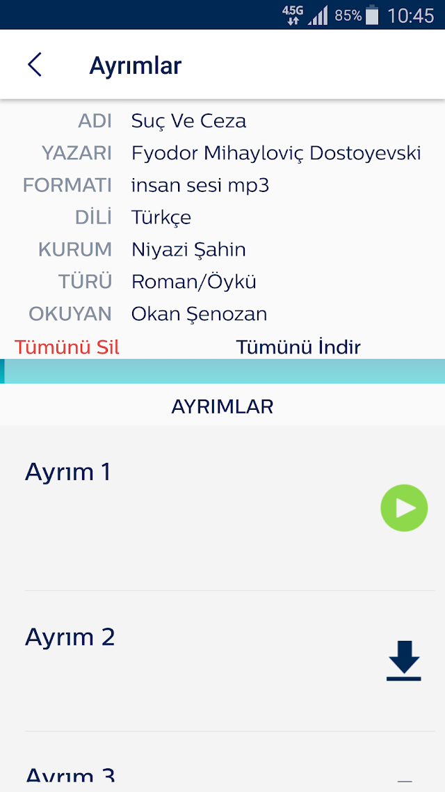 Android için TurkTelekom Görme Engelliler Telefon Kütüphanesi Resimleri