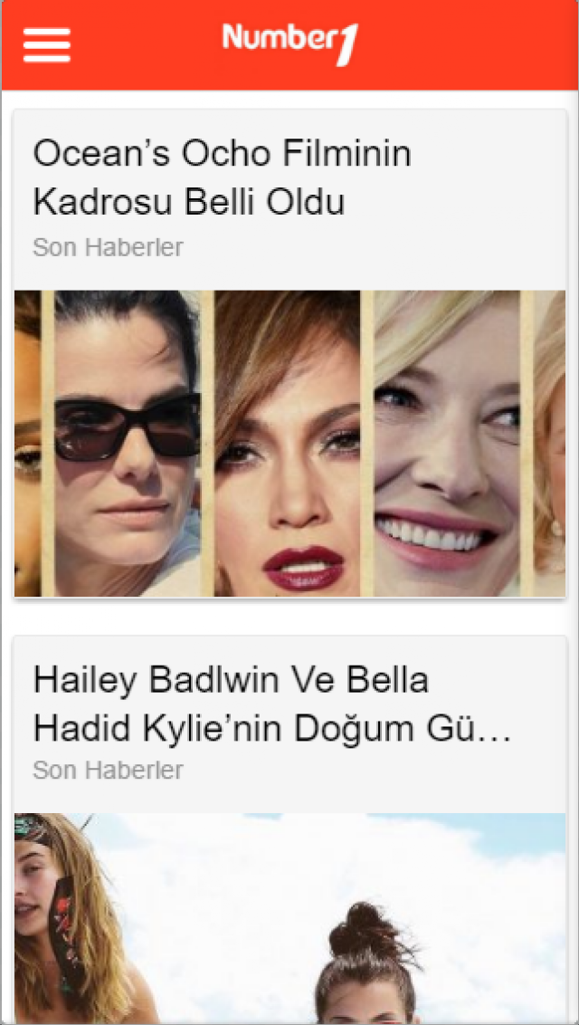 Android için Number1 Uygulaması Resimleri