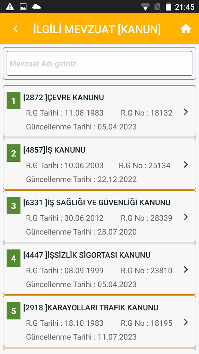 İSG Mevzuatı Resimleri