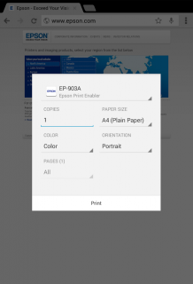 Epson Print Enabler Resimleri