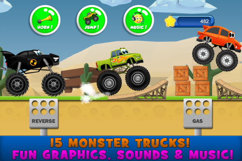 Monster Trucks Game for Kids 2 Resimleri