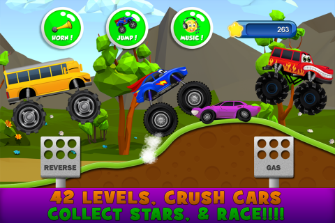Monster Trucks Game for Kids 2 Resimleri