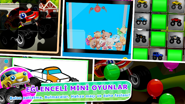 Çocuk Canavar Kamyon Oyunu 2 Resimleri