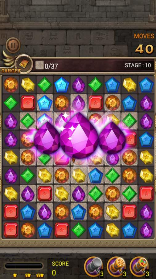 Jewels Temple Quest : Match 3 Resimleri
