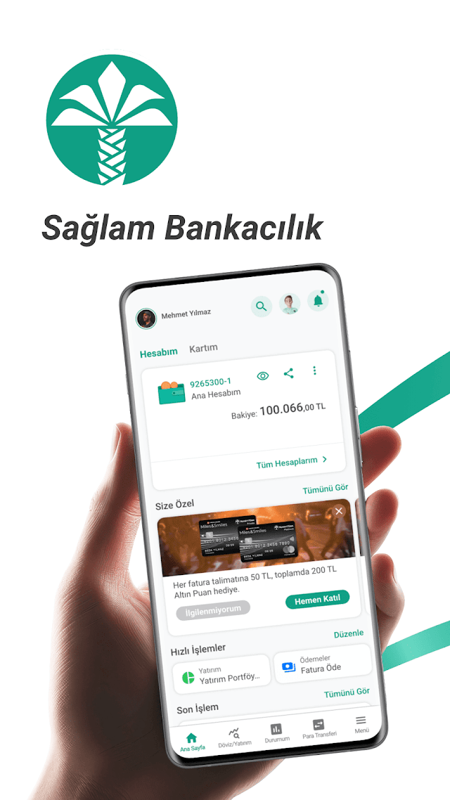 Android için Kuveyt Türk Mobil Uygulaması Resimleri