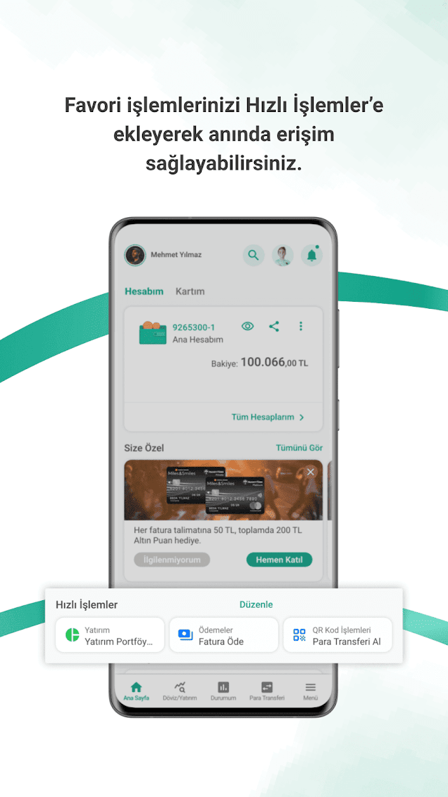 Android için Kuveyt Türk Mobil Uygulaması Resimleri