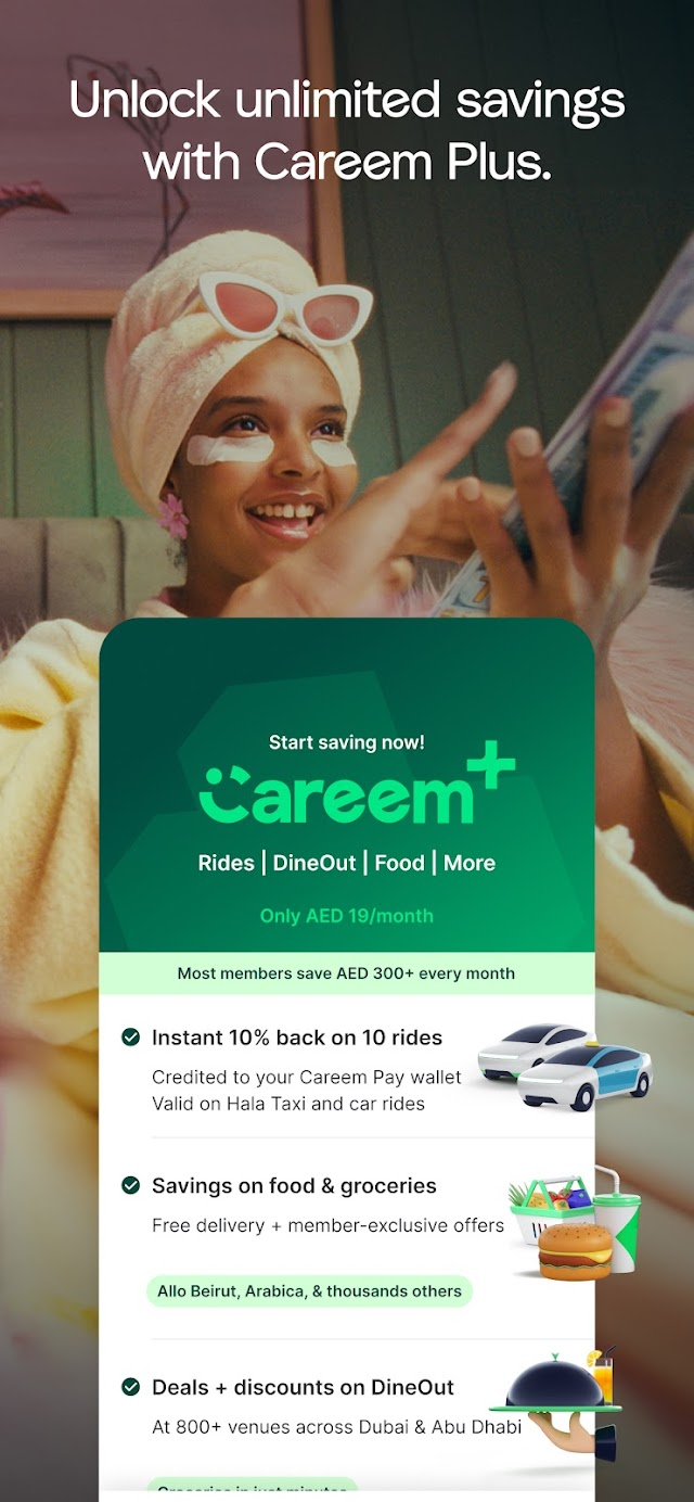 Careem: Taxi, Food & Delivery Resimleri