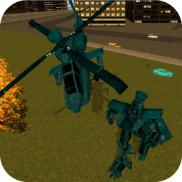 Android Robot Helicopter ikonu