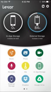 Lexar Mobile Manager Resimleri