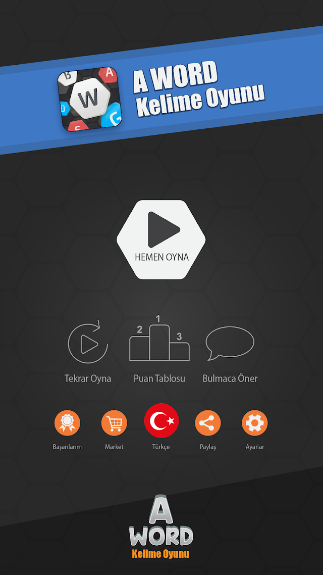 A Word Kelime Oyunu (Türkçe) Resimleri