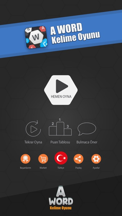 A Word - Kelime Oyunu Türkçe Resimleri