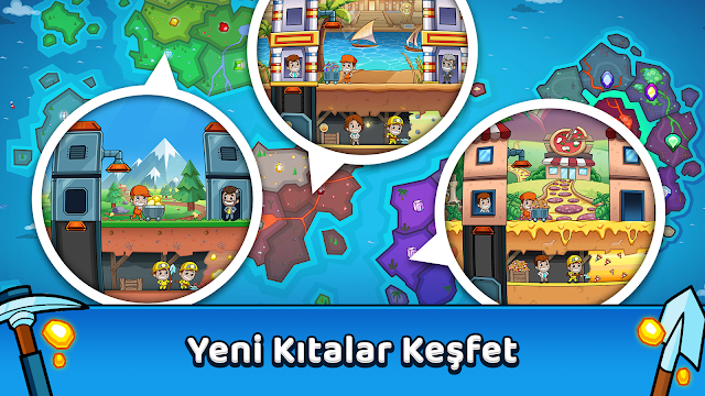 Idle Miner Tycoon Maden Oyunu Resimleri