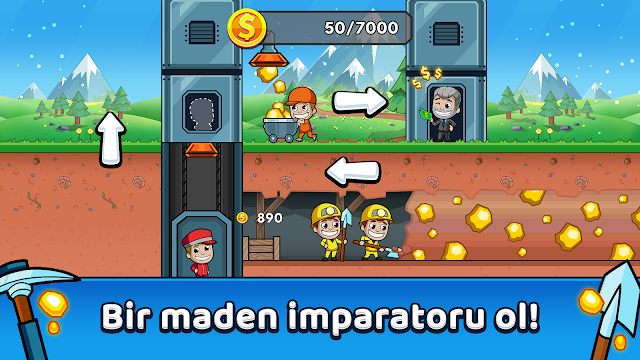Idle Miner Tycoon Maden Oyunu Resimleri